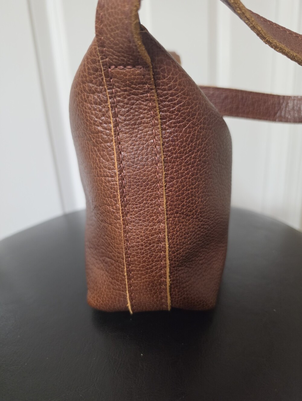 Portland Leather Goods Small Slouchy Shoulder Bag/Color: Asheville - Picture 5 of 9